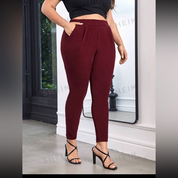 🆕 Burgundy Pants w/ Pockets!!!  Brand NEW!!! - Picture 3 of 7